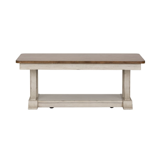 Farmhouse Reimagined - Rectangular Cocktail Table - White Capital Discount Furniture Home Furniture, Furniture Store