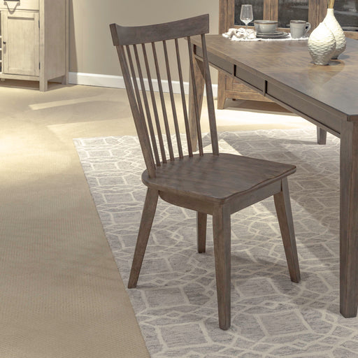 Midland Falls - Spindle Back Side Chair (RTA) - Dark Brown Capital Discount Furniture Home Furniture, Furniture Store
