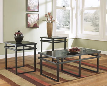 Laney - Black - Occasional Table Set (Set of 3) Capital Discount Furniture Home Furniture, Furniture Store