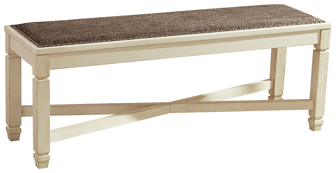 Bolanburg - Beige - Large Uph Dining Room Bench Capital Discount Furniture Home Furniture, Furniture Store