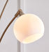 Taliya - Champagne / White - Metal Arc Lamp Capital Discount Furniture Home Furniture, Furniture Store