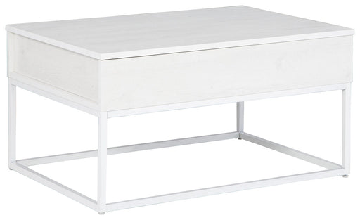Deznee - White - Lift Top Cocktail Table Capital Discount Furniture Home Furniture, Furniture Store