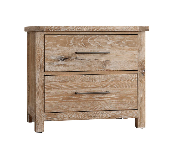 Dovetail - 2-Drawer Night Stand - Sun Bleached White