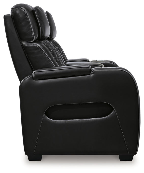 Boyington - Black - 2 Pc. - Power Reclining Sofa And Loveseat Capital Discount Furniture Home Furniture, Furniture Store