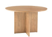 Crafted Cherry - Round Dining Table With Wood Pedestal Capital Discount Furniture Home Furniture, Furniture Store