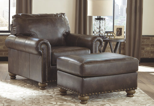Nicorvo - Coffee - 2 Pc. - Chair With Ottoman Capital Discount Furniture Home Furniture, Home Decor, Furniture
