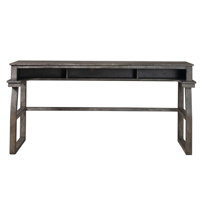 Hayden Way - Console Bar Table - Washed Gray Capital Discount Furniture Home Furniture, Furniture Store