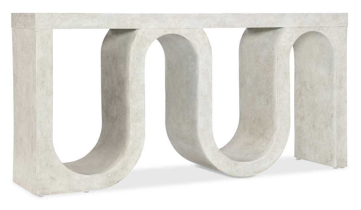 Melange - Snaked Console Table - White Capital Discount Furniture Home Furniture, Furniture Store