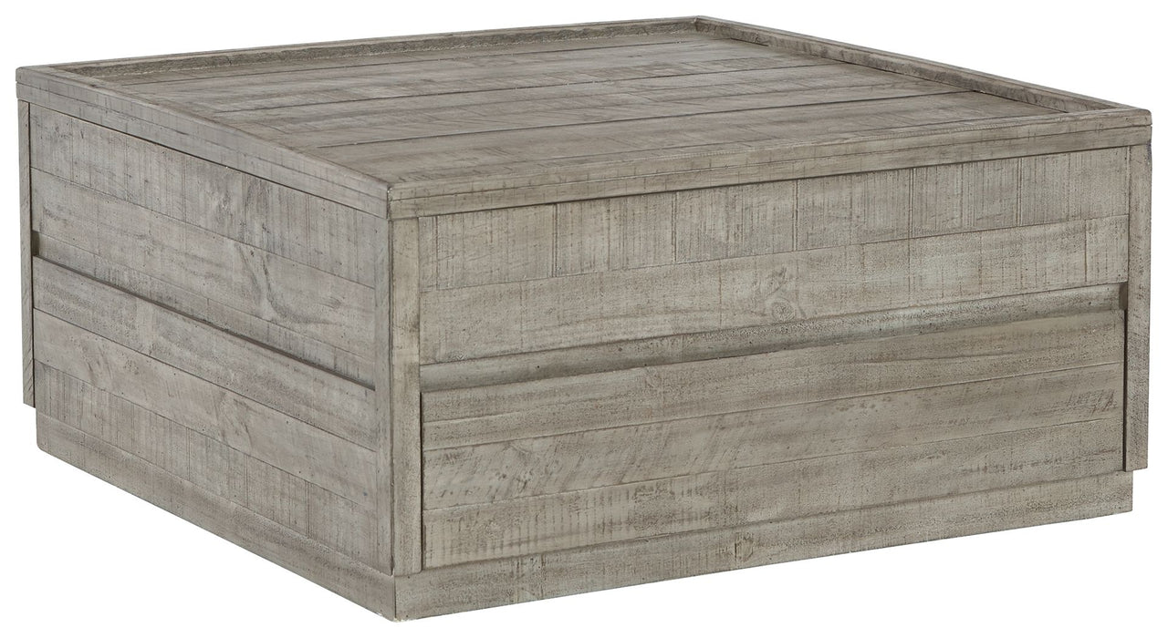 Krystanza - Weathered Gray - Lift Top Cocktail Table Capital Discount Furniture Home Furniture, Furniture Store