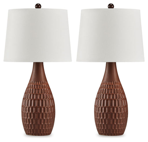 Cartford - Brown - Ceramic Table Lamp (Set of 2) Capital Discount Furniture Home Furniture, Furniture Store