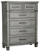 Russelyn - Gray - Five Drawer Chest Capital Discount Furniture Home Furniture, Furniture Store