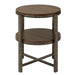 Breckinridge - Round End Table - Dark Brown Capital Discount Furniture Home Furniture, Furniture Store