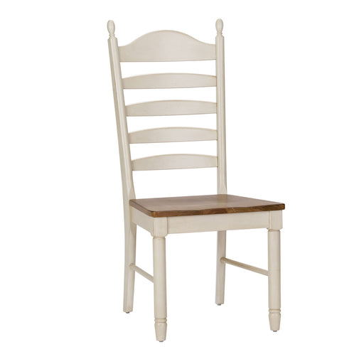 Springfield - Ladder Back Side Chair - White Capital Discount Furniture Home Furniture, Furniture Store