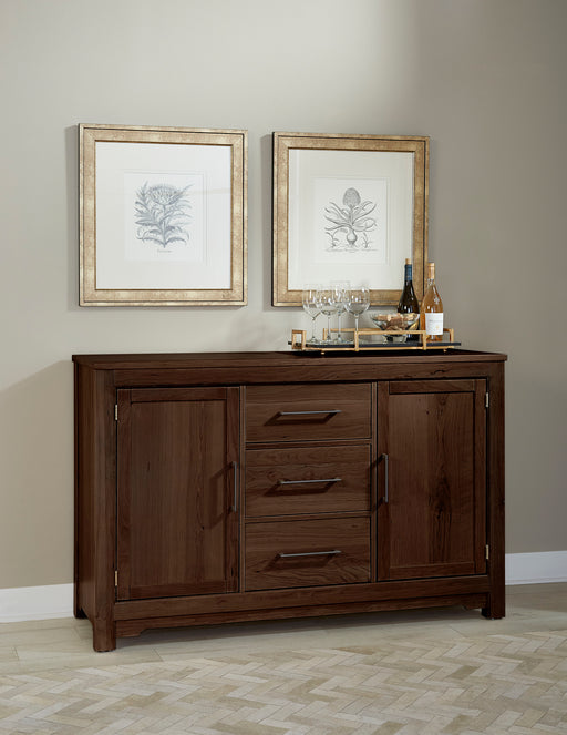 Crafted Cherry - Three Drawer Two Door Server Capital Discount Furniture Home Furniture, Furniture Store