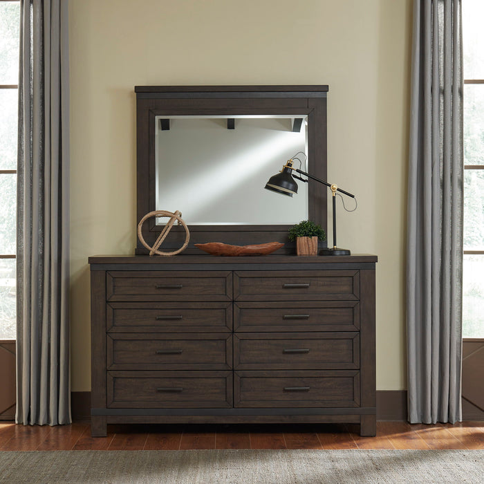 Thornwood Hills - Dresser & Mirror - Dark Gray Capital Discount Furniture Home Furniture, Furniture Store