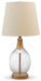 Clayleigh - Clear / Brown - Glass Table Lamp (Set of 2) Capital Discount Furniture Home Furniture, Furniture Store