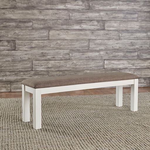 Brook Bay - Upholstered Dining Bench - White Capital Discount Furniture Home Furniture, Furniture Store
