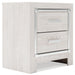 Altyra - White - Two Drawer Night Stand Capital Discount Furniture Home Furniture, Furniture Store