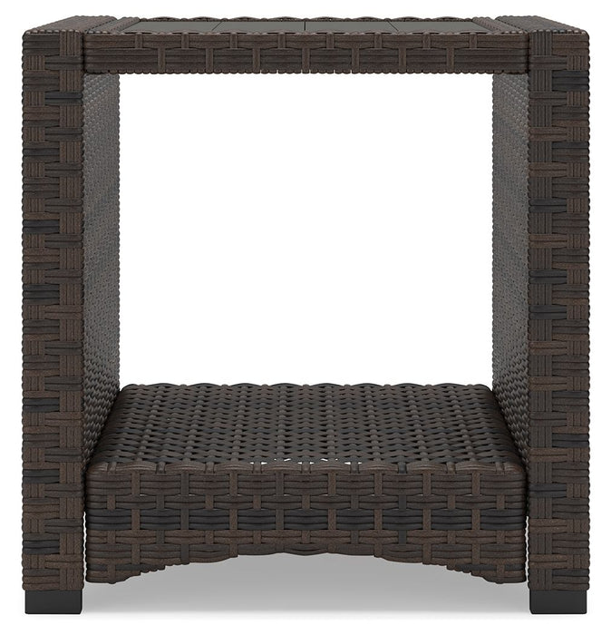 Windglow - Brown - Square End Table Capital Discount Furniture Home Furniture, Furniture Store
