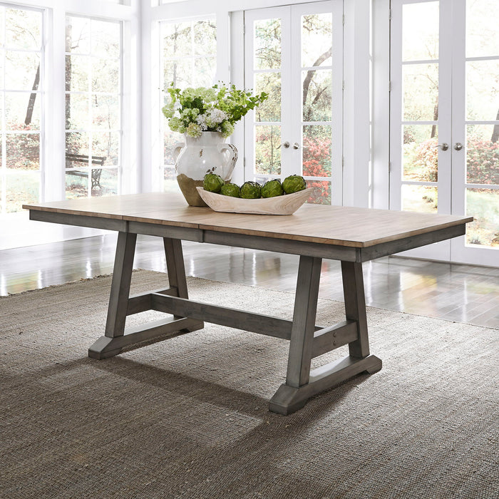 Lindsey Farm - Trestle Table Capital Discount Furniture Home Furniture, Furniture Store