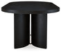 Rowanbeck - Black - Oval Dining Room Table Capital Discount Furniture Home Furniture, Furniture Store