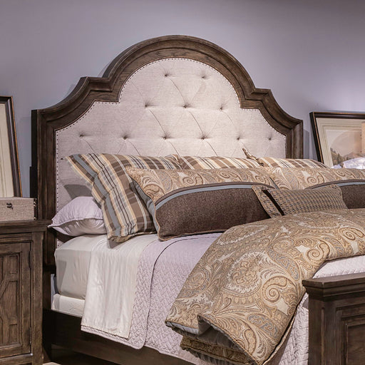 Paradise Valley - Upholstered Arched Panel Headboard Capital Discount Furniture Home Furniture, Furniture Store