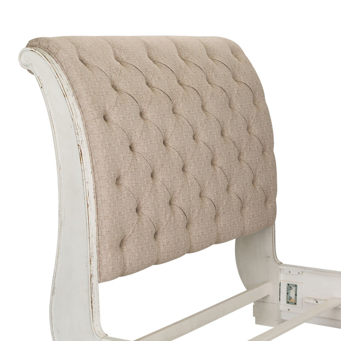 Abbey Park - Upholstered Sleigh Headboard Capital Discount Furniture Home Furniture, Furniture Store