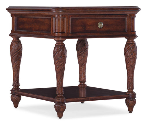 Charleston - One-Drawer End Table - Dark Brown Capital Discount Furniture Home Furniture, Furniture Store