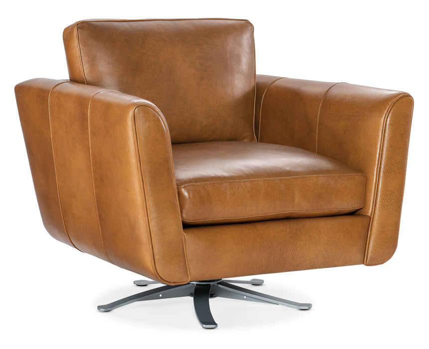 Alora - Swivel Chair 8-Way Tie - Light Brown