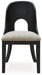 Rowanbeck - Gray / Black - Dining Upholstered Side Chair Capital Discount Furniture Home Furniture, Furniture Store