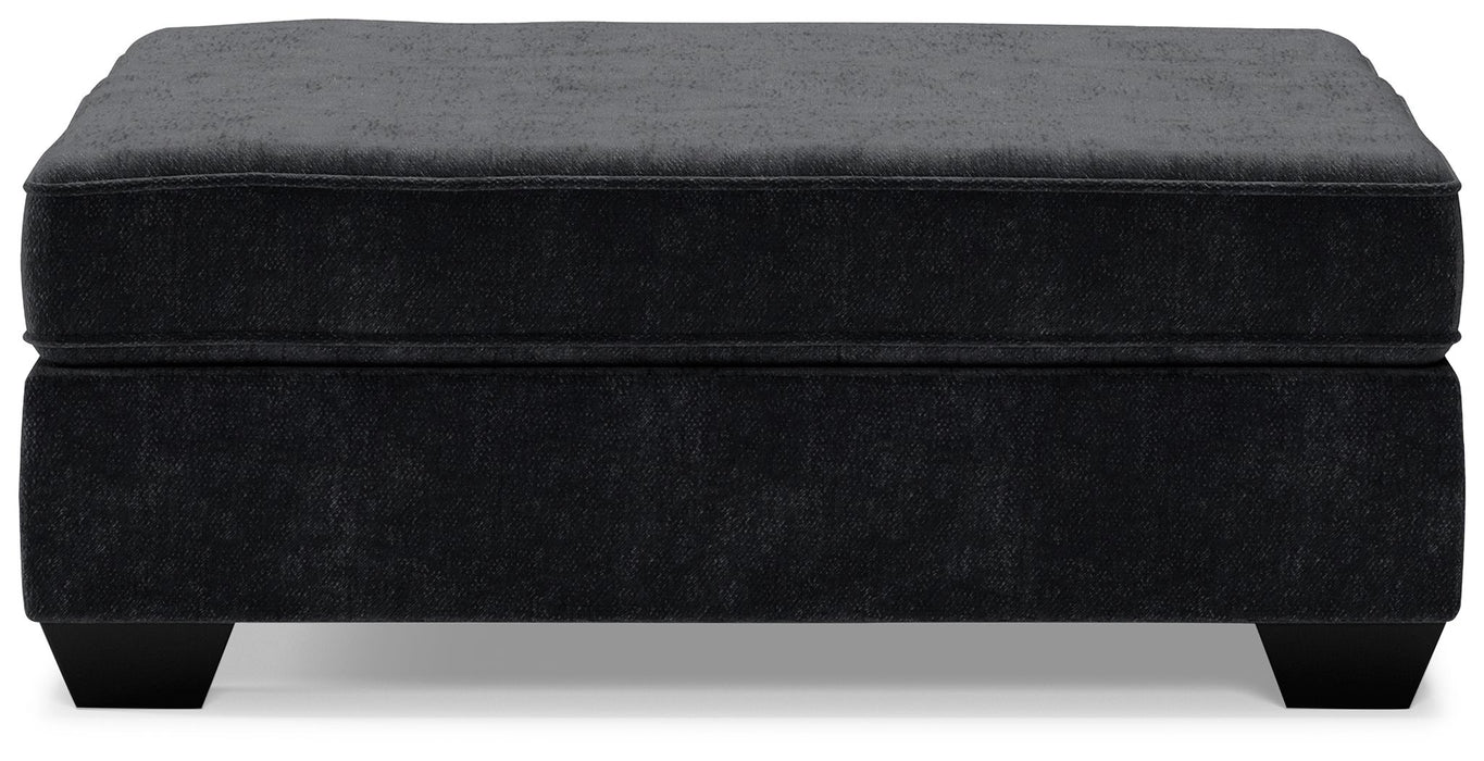 Lavernett - Charcoal - Oversized Accent Ottoman Capital Discount Furniture Home Furniture, Furniture Store
