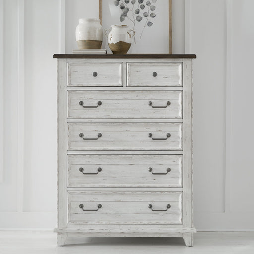 River Place - 6 Drawer Chest - White Capital Discount Furniture Home Furniture, Furniture Store