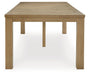 Galliden - Light Brown - Rectangular Dining Room Extension Table Capital Discount Furniture Home Furniture, Furniture Store
