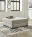 Artsie - Ash - Oversized Accent Ottoman Capital Discount Furniture Home Furniture, Furniture Store
