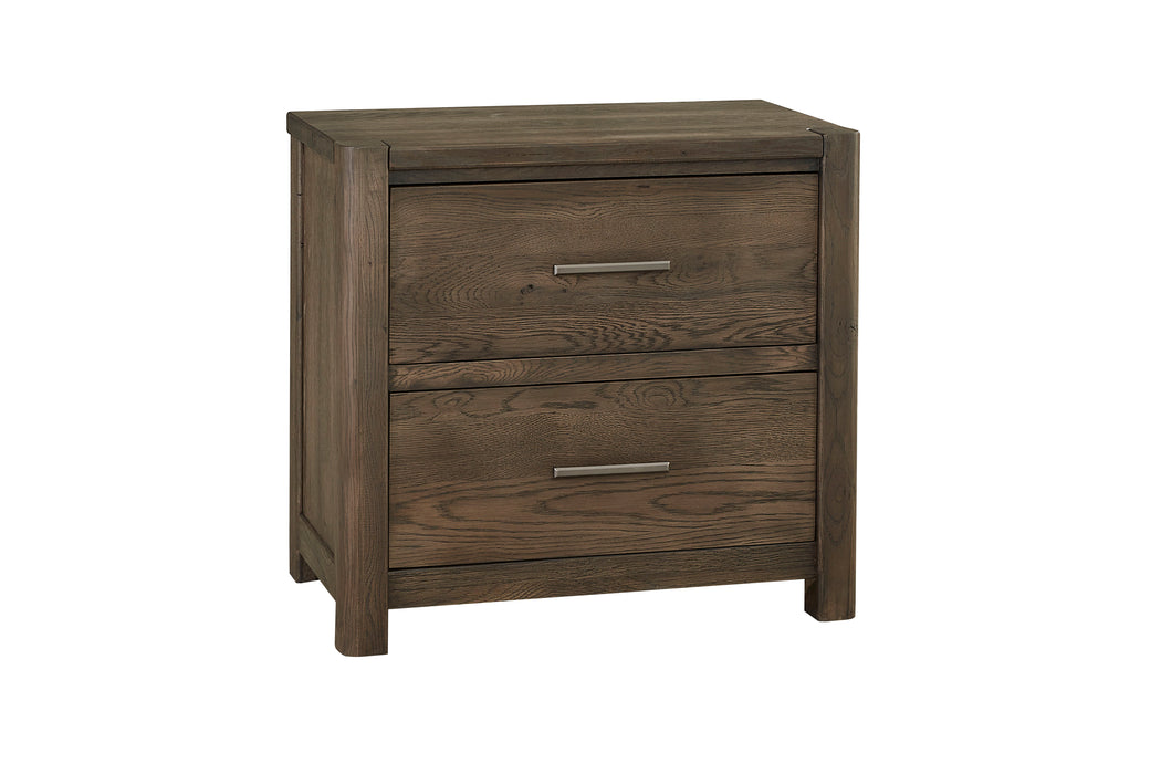 Crafted Oak - Nightstand 2 Drawers Capital Discount Furniture Home Furniture, Furniture Store