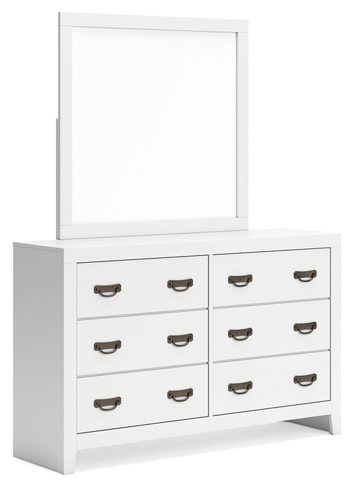 Binterglen - White - Dresser And Mirror Capital Discount Furniture Home Furniture, Furniture Store