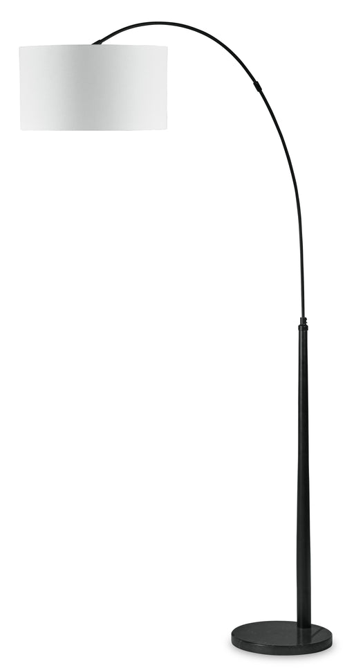 Veergate - Black - Metal Arc Lamp Capital Discount Furniture Home Furniture, Furniture Store