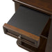 Wallace - Chair Side Table - Dark Brown Capital Discount Furniture Home Furniture, Home Decor, Furniture