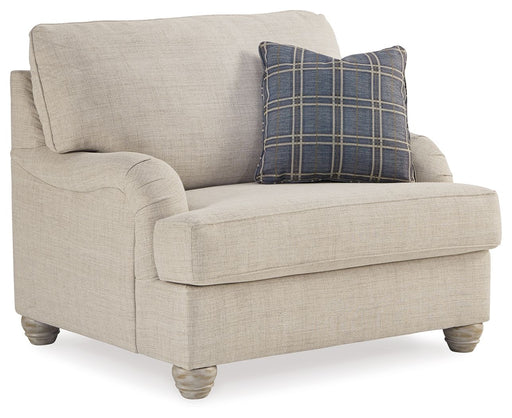 Traemore - Linen - Chair And A Half Capital Discount Furniture Home Furniture, Furniture Store