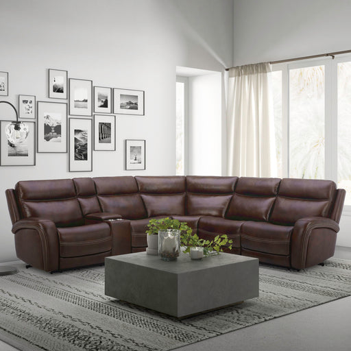 Blair - 6 Piece Sectional - Cognac Capital Discount Furniture Home Furniture, Furniture Store