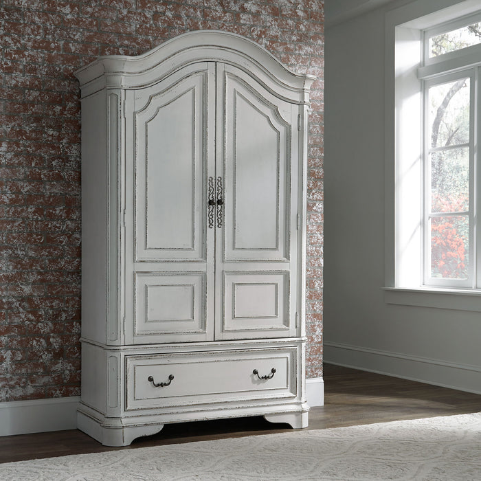 Magnolia Manor - Armoire - White Capital Discount Furniture Home Furniture, Furniture Store