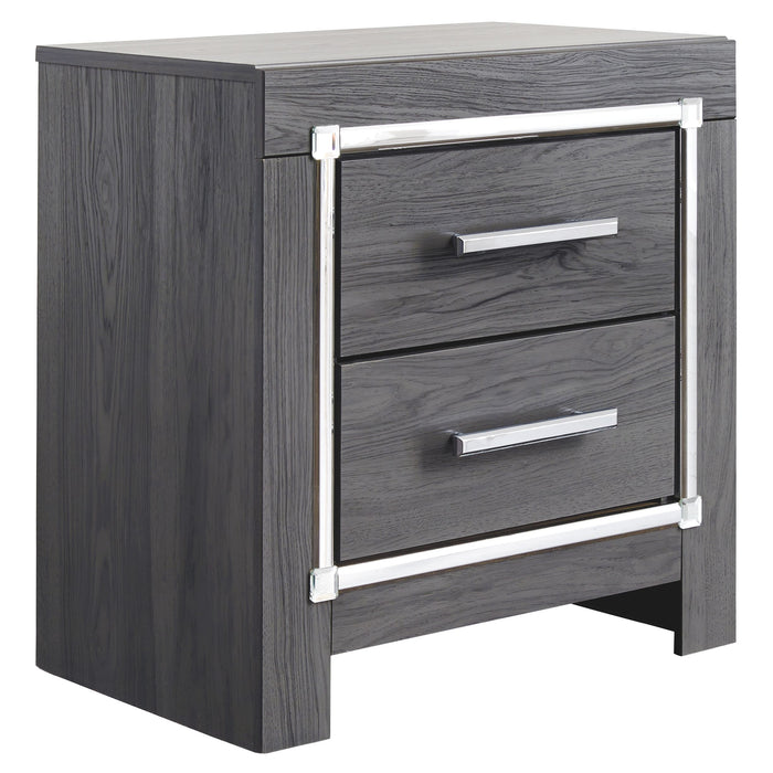 Lodanna - Gray - Two Drawer Night Stand Capital Discount Furniture Home Furniture, Furniture Store