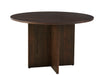 Crafted Cherry - Round Dining Table With Wood Pedestal Capital Discount Furniture Home Furniture, Furniture Store
