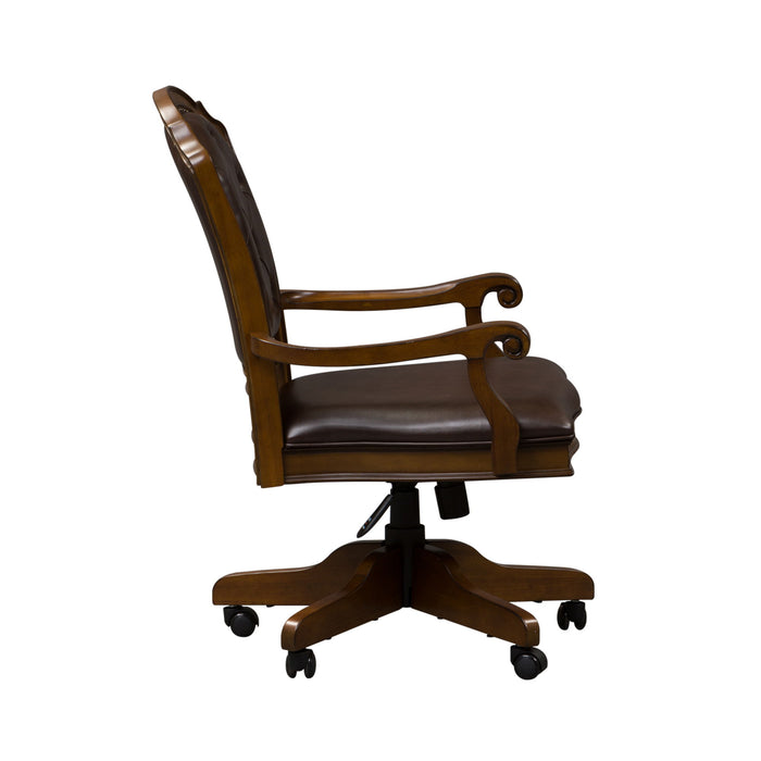 Amelia - Jr Executive Office Chair - Dark Brown Capital Discount Furniture Home Furniture, Furniture Store