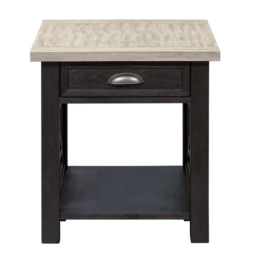Heatherbrook - Drawer End Table - Black Capital Discount Furniture Home Furniture, Furniture Store