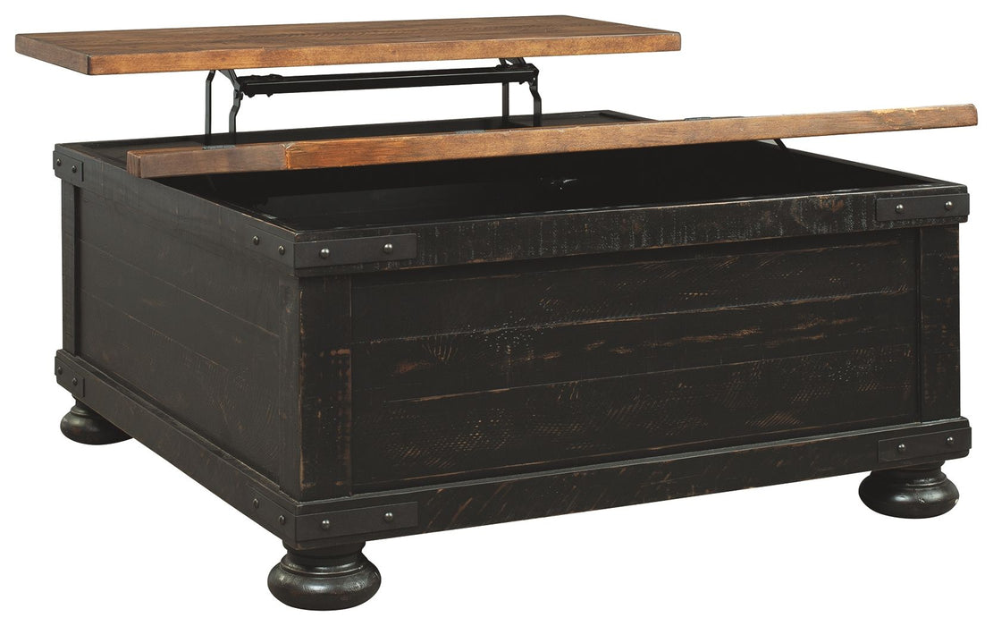 Valebeck - Black / Brown - Lift Top Cocktail Table Capital Discount Furniture Home Furniture, Furniture Store