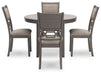 Wrenning - Gray - Dining Room Table Set (Set of 5) Capital Discount Furniture Home Furniture, Furniture Store
