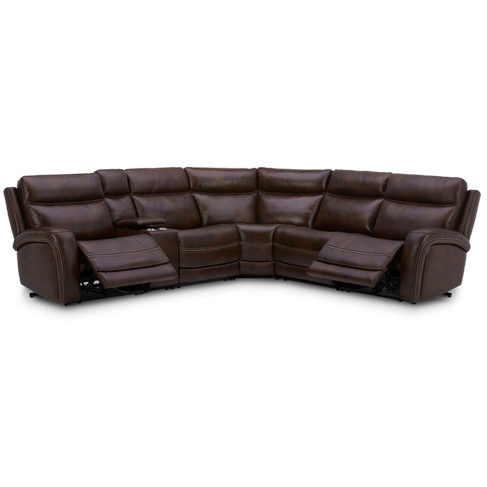 Blair - 6 Piece Sectional - Cognac Capital Discount Furniture Home Furniture, Furniture Store