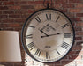 Augustina - Antique Black - Wall Clock Capital Discount Furniture Home Furniture, Furniture Store