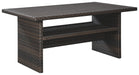Easy - Dark Brown / Beige - Rect Multi-use Table Capital Discount Furniture Home Furniture, Furniture Store